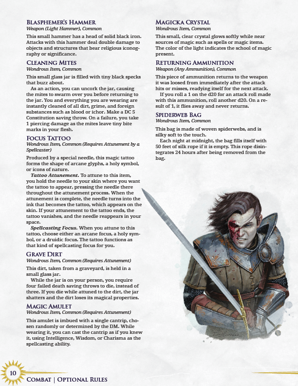 Optional Rules | 5e