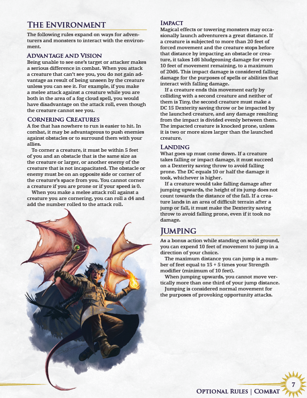 Optional Rules | 5e