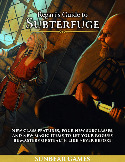Regari's Guide to Subterfuge | Rogue 5e